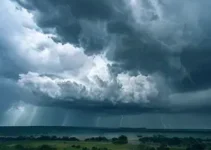 Caxias nublado e tempestades