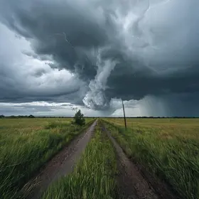 Caxias tempo nublado com tempestades