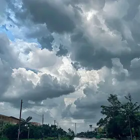 Caxias céu nublado