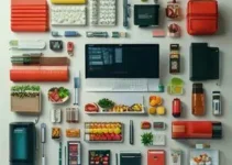 Produtos de Informática, mobiliário e alimentação