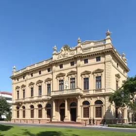 nova fachada do Palácio Gonçalves Dias