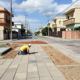 calçamento em Galeana