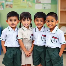 fardamento completo Centro de Educação Infantil