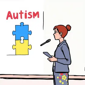 acadêmico com autismo