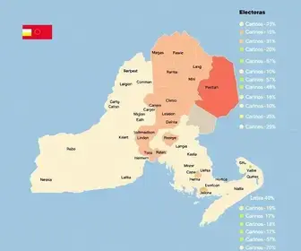 resultado da votação em Caxias